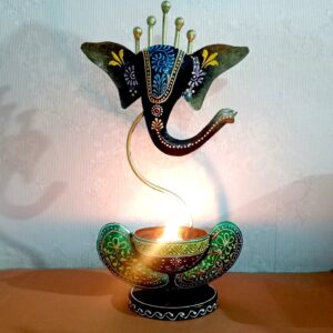 Ganesha_Tealight_Green_1